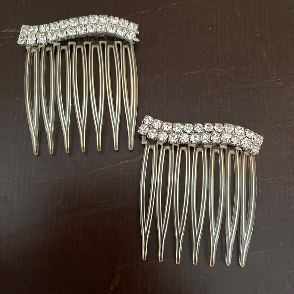 Rhinestone hair comb
